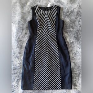 NWT J.Crew sleeveless herringbone work dress size 8